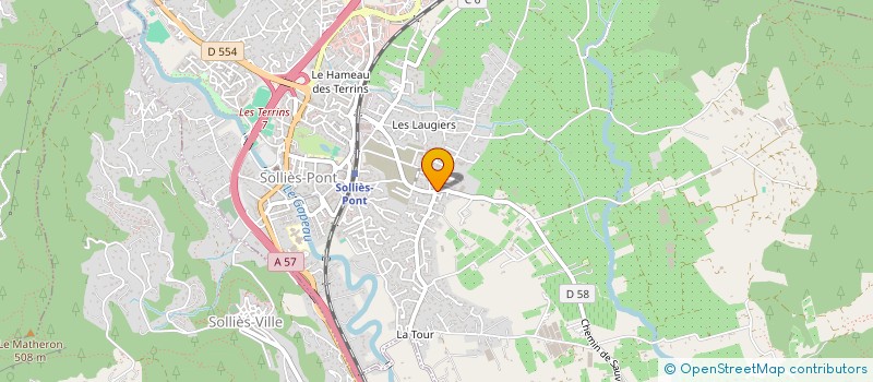 localisation de l'entreprise SLATER FILMS  SOLLIES-PONT