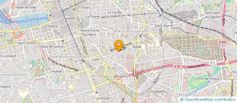 localisation de l'entreprise SLAU  MARSEILLE 5EME