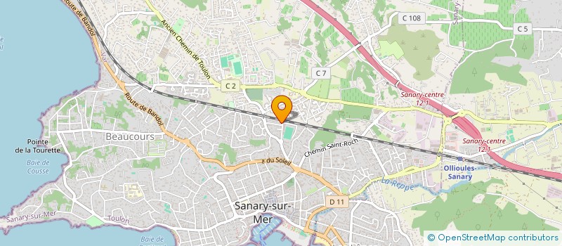 localisation de l'entreprise SLAVA à SANARY-SUR-MER