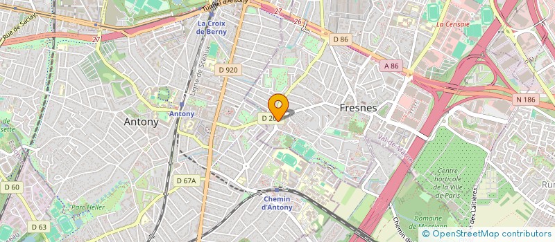 localisation de l'entreprise SLAVA FRANCE à SCEAUX
