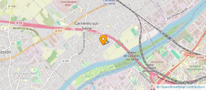 localisation de l'entreprise SLAVI  CARRIERES-SUR-SEINE