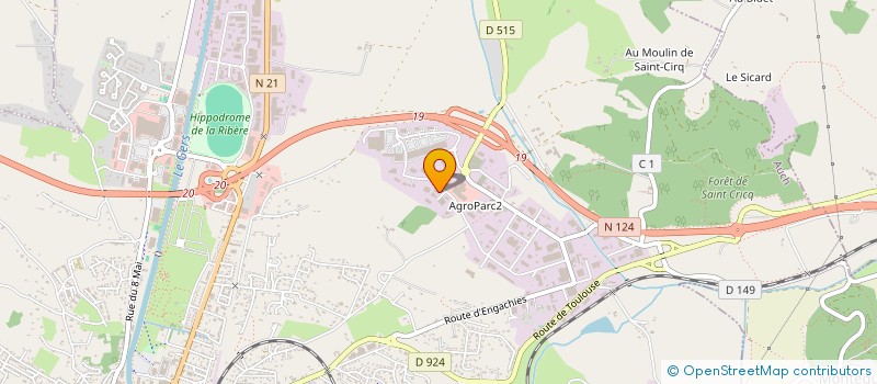 localisation de l'entreprise SLAVI AUCH  AUCH