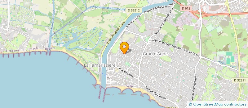 localisation de l'entreprise SLAVIA  AGDE