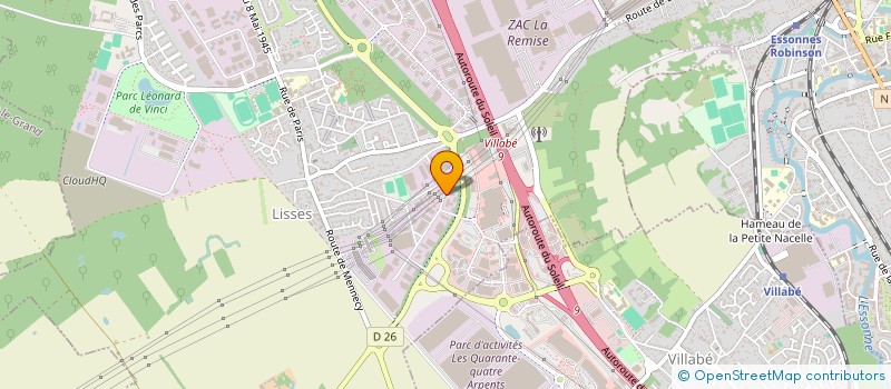 localisation de l'entreprise SLAVIA B.K EUROPE à LISSES