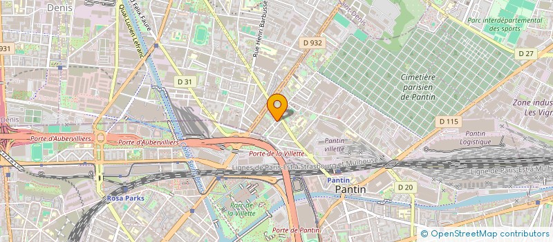 localisation de l'entreprise SLAVIA MOD à PANTIN