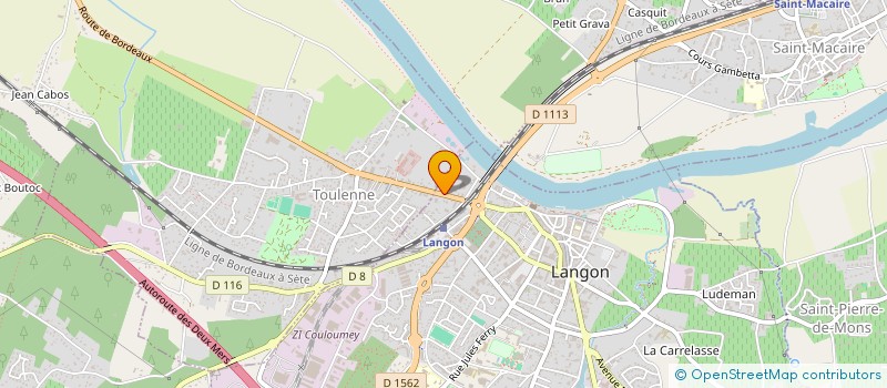 localisation de l'entreprise SLB à LANGON