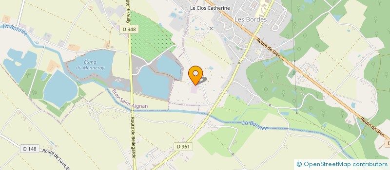 localisation de l'entreprise SLB 45 à LES BORDES