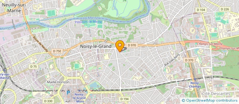 localisation de l'entreprise SLB  NOISY-LE-GRAND