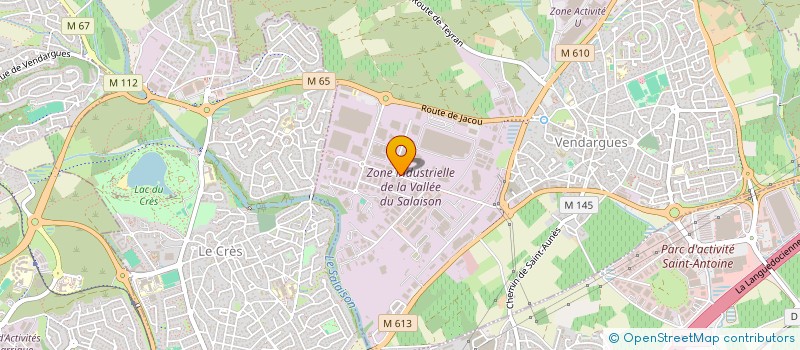 localisation de l'entreprise SLB AUTOS à VENDARGUES