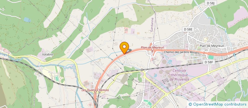 localisation de l'entreprise SLB DIFFUSION à GARDANNE