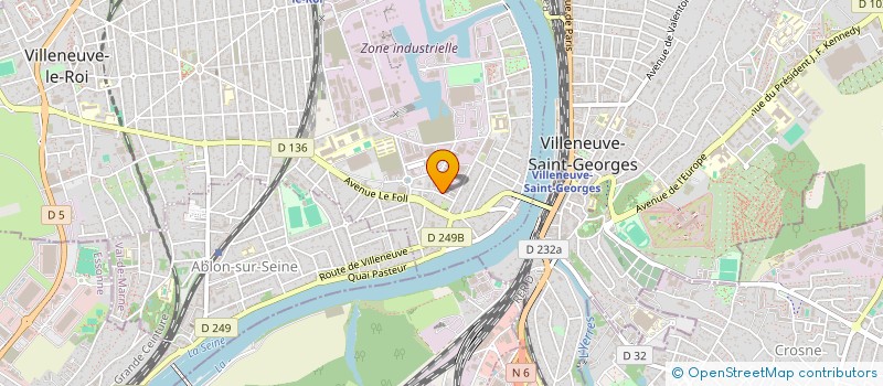 localisation de l'entreprise SLB GENERAL à VILLENEUVE-LE-ROI
