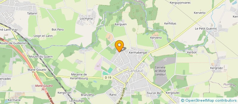 localisation de l'entreprise SLB IMMOBILIER  LANDAUL