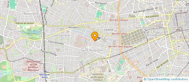 localisation de l'entreprise SLB INVEST  BORDEAUX