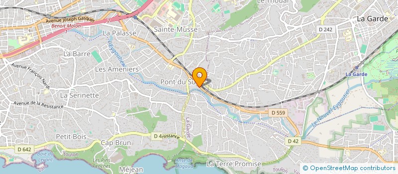 localisation de l'entreprise SLB INVEST  TOULON