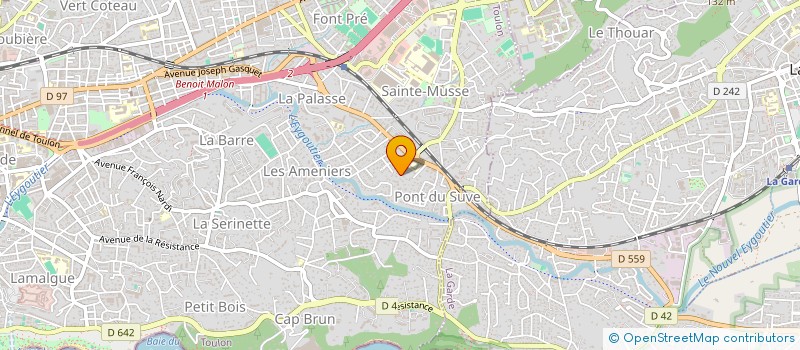 localisation de l'entreprise SLB SPORT CONSULTING  TOULON