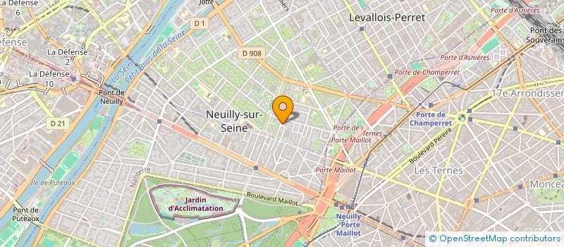 localisation de l'entreprise SLB SUD à NEUILLY-SUR-SEINE
