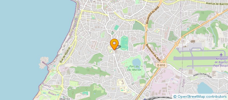 localisation de l'entreprise SLBA à BIARRITZ