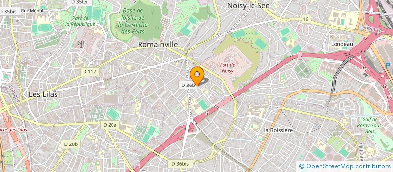 localisation de l'entreprise SLBC à ROMAINVILLE
