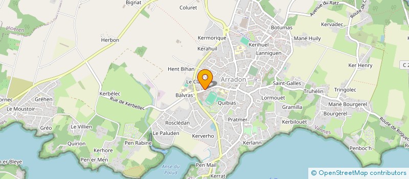 localisation de l'entreprise SLBG  ARRADON