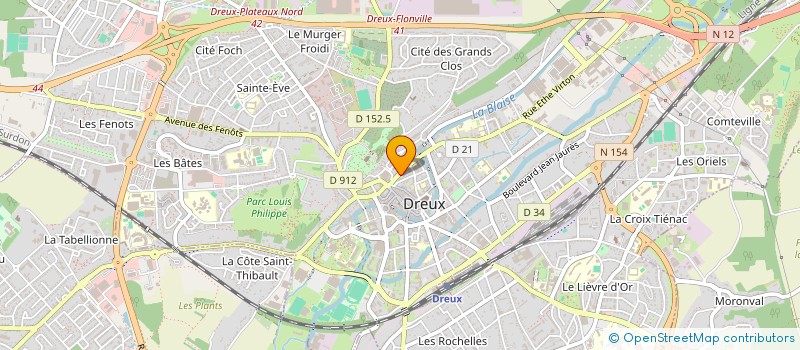 localisation de l'entreprise SLBI à DREUX