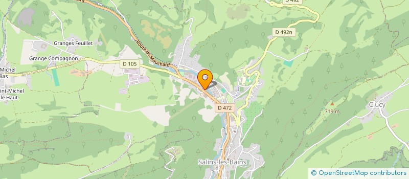 localisation de l'entreprise SLBM à SALINS-LES-BAINS