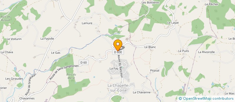 localisation de l'entreprise SLBP  LA CHAPELLE-SUR-COISE