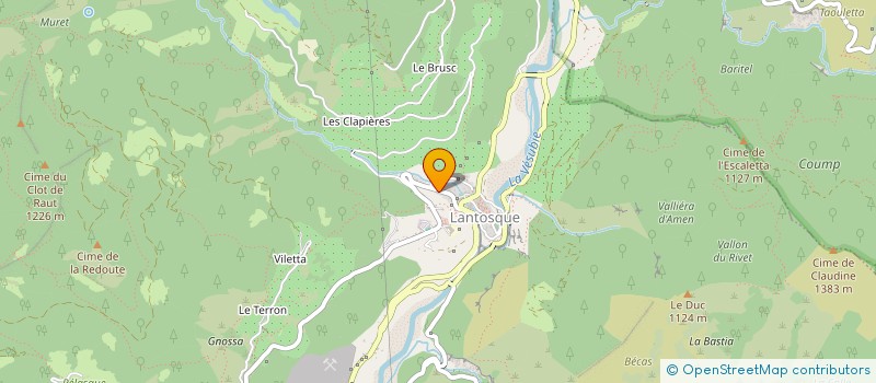 localisation de l'entreprise SLBTP à UTELLE