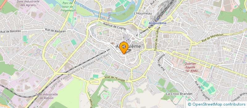 localisation de l'entreprise SLBU à ANGOULEME