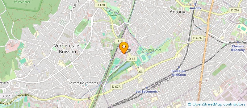 localisation de l'entreprise SLC 2018 à VERRIERES-LE-BUISSON