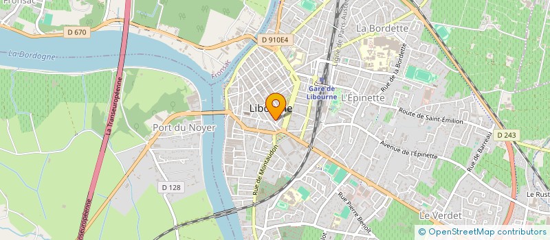 localisation de l'entreprise SLC  LIBOURNE