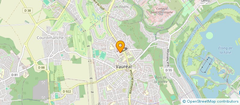 localisation de l'entreprise SLC à VAUREAL