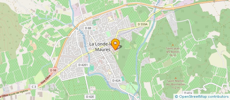 localisation de l'entreprise SLC  LA LONDE-LES-MAURES