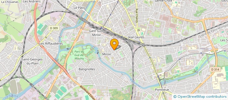 localisation de l'entreprise SLC  LE MANS