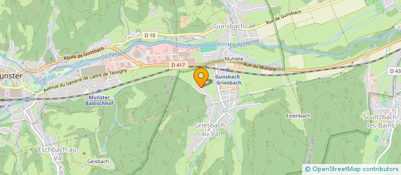 localisation de l'entreprise SLC  GRIESBACH-AU-VAL