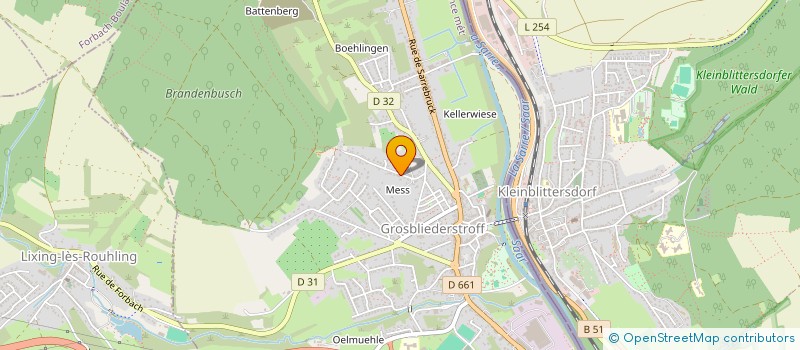 localisation de l'entreprise SLC  GROSBLIEDERSTROFF