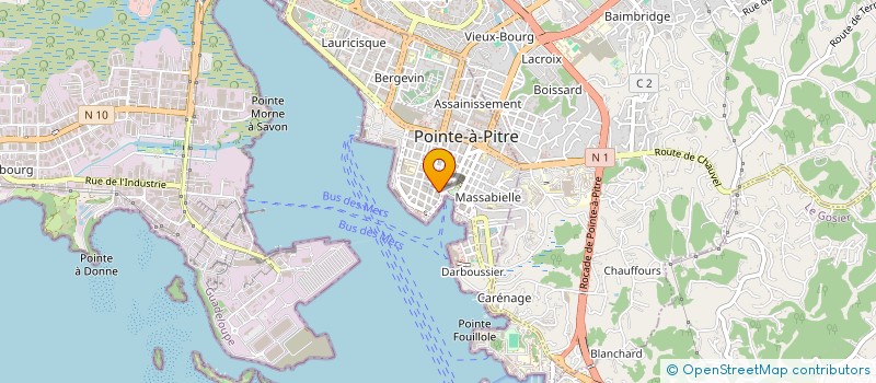 localisation de l'entreprise SLC à POINTE-A-PITRE