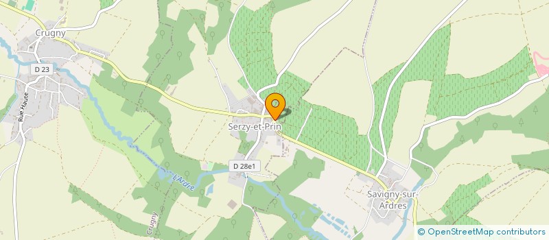 localisation de l'entreprise SLC  SERZY-ET-PRIN