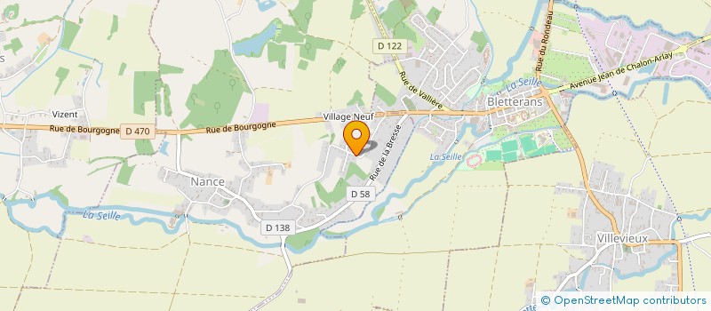 localisation de l'entreprise SLC  NANCE