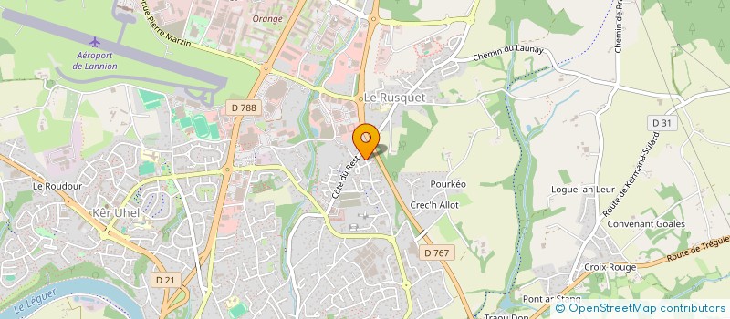 localisation de l'entreprise SLC ASSURANCES  LANNION