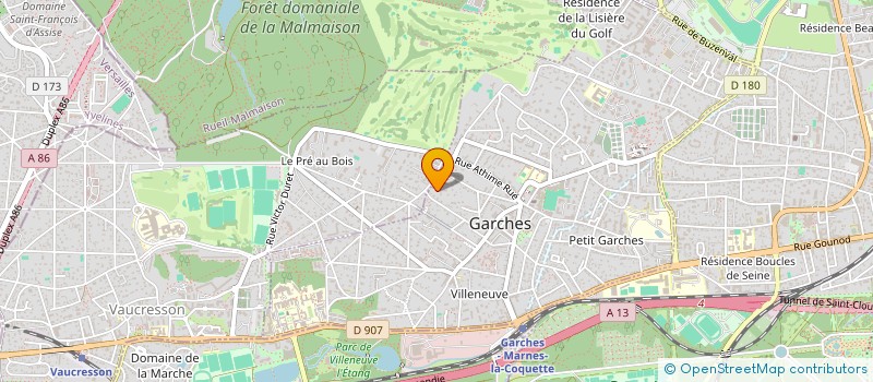 localisation de l'entreprise SLC CAPITAL à GARCHES