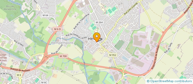 localisation de l'entreprise SLC COIFFURE  HEM