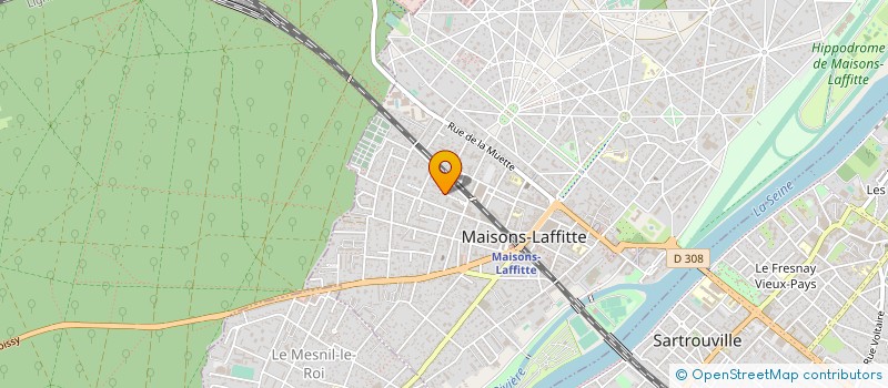 localisation de l'entreprise SLC DISTRIBUTION  MAISONS-LAFFITTE