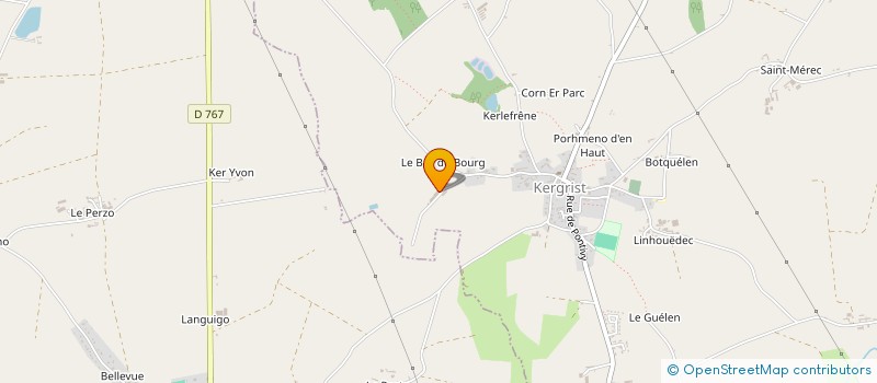 localisation de l'entreprise SLC HOLDING  KERGRIST