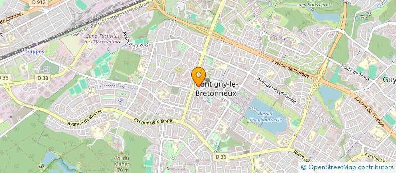 localisation de l'entreprise SLC IMMO  MONTIGNY-LE-BRETONNEUX