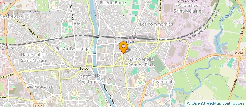 localisation de l'entreprise SLC PRAXIS à LAVAL