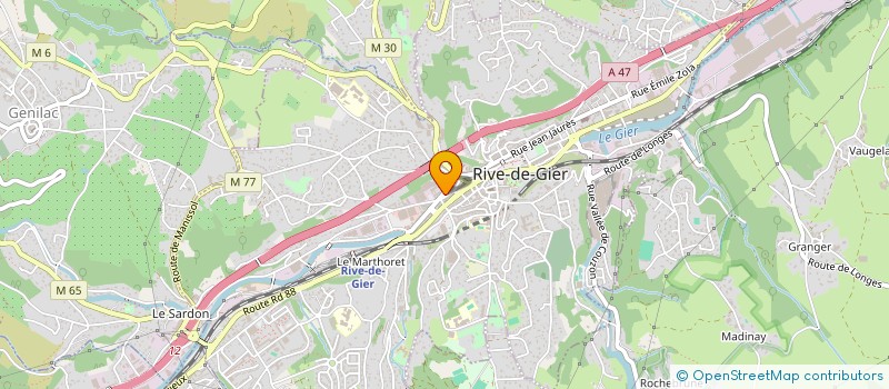 localisation de l'entreprise SLC PRO TRANSPORT à RIVE-DE-GIER