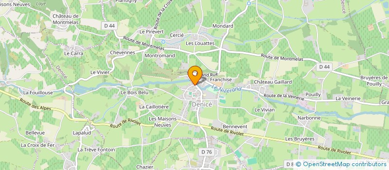 localisation de l'entreprise SLC TRANSPORTS ET LOGISTIQUES à DENICE