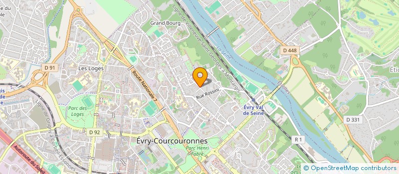 localisation de l'entreprise SLCK à EVRY-COURCOURONNES