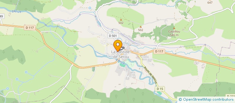 localisation de l'entreprise SLCN à LA BASTIDE-DE-SEROU
