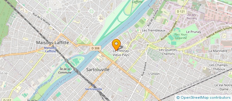 localisation de l'entreprise SLCP  SARTROUVILLE